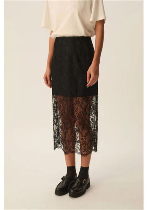 Des Petits Hauts Sanary Noir Cotton Lace Skirt Des Petits Hauts |  | 1H250434NOIR